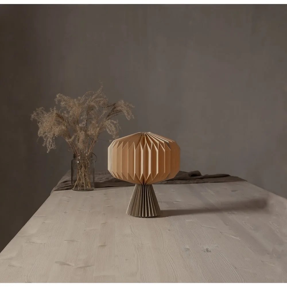 Világosbarna lámpabúra ø 30 cm Honeycomb – Star Trading