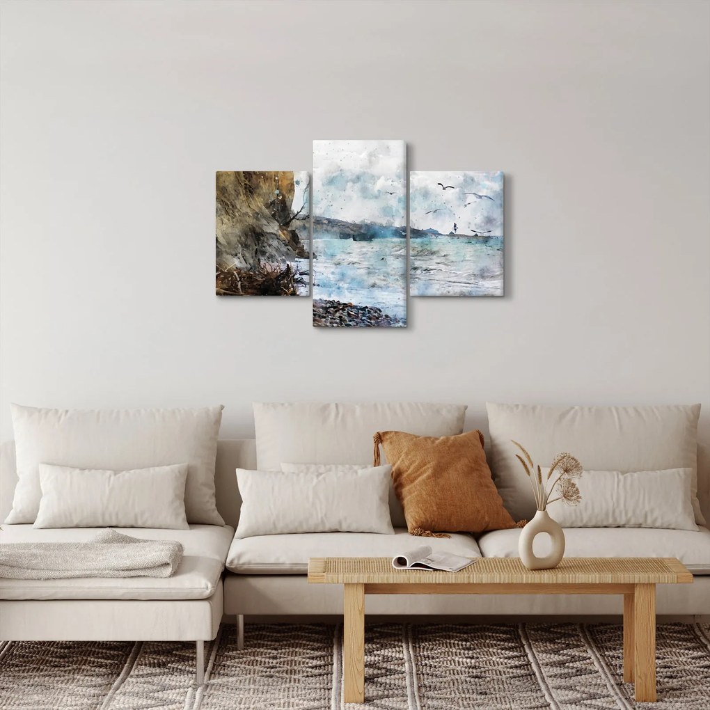 Kép - Zátony, akvarell (90x60 cm)