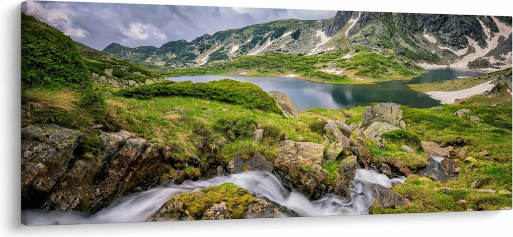 Kép - Kilátás a Rila hegyre (120x50 cm)