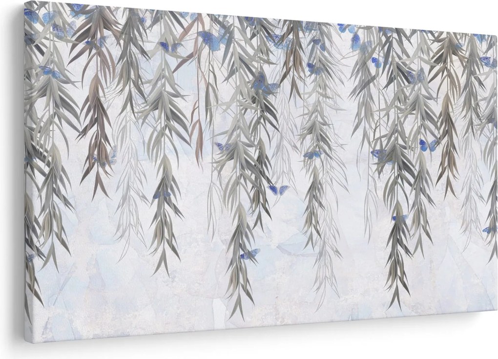 Kép - Fűzfa gallyak pillangókkal (90x60 cm)