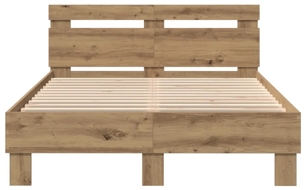 Fa ágykeret Kézműves tölgy Tömör tölgy 120 x 200 cm