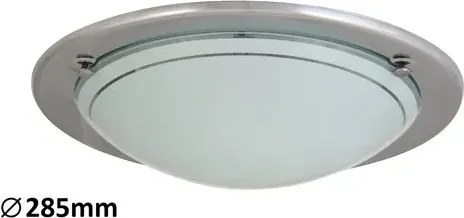 Beltéri mennyezeti lámpa  e27 60w ip20 króm opál üveg ufo