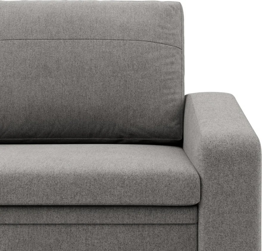 Vertico fekvőfotel, 80 cm széles, fonott, szürke
