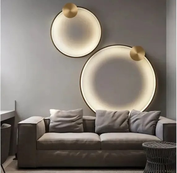 MORETTI MO9551 SEEN Arany Színű Fali Lámpa 17W LED 1500lm 4000K IP20