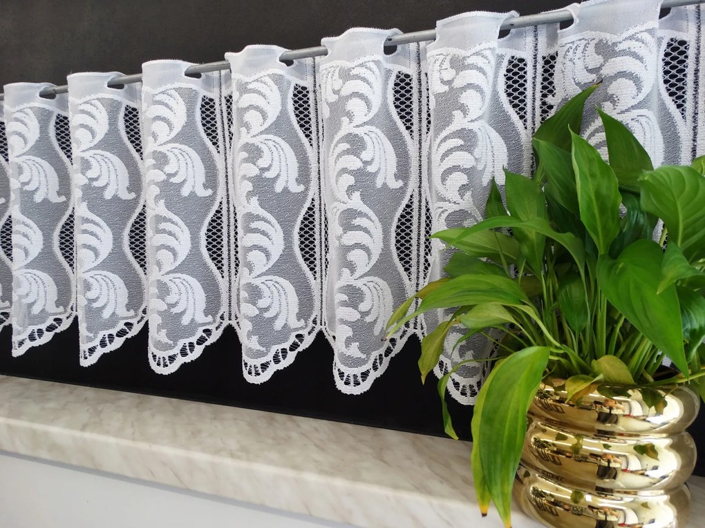 Mg Irigység Panel jacquard fehér 35597 300x40cm kész M