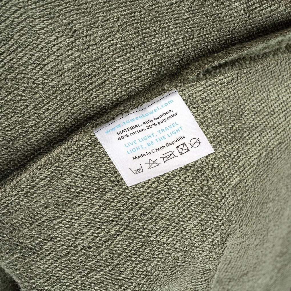 Towee Surf poncho MONO fekete, 80 x 115 cm, 80 x 115 cm