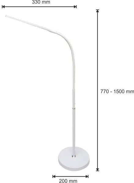 LED dimmelhető lámpa 3in1 LED/10W/230V 3000/4000/6000K CRI 90 fehér