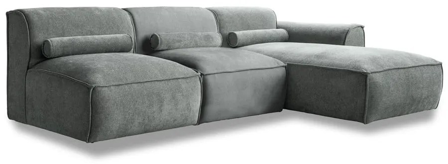 Zöld sarokkanapé (jobb oldali) Flex Felix – Miuform