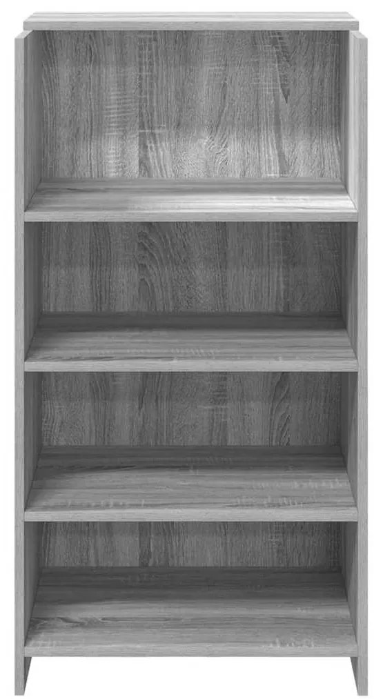 recepciós pult szürke sonoma 55x50x103,5 cm szerelt fa