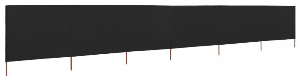 tópszínű 6-paneles szövet szélfogó 800 x 80 cm