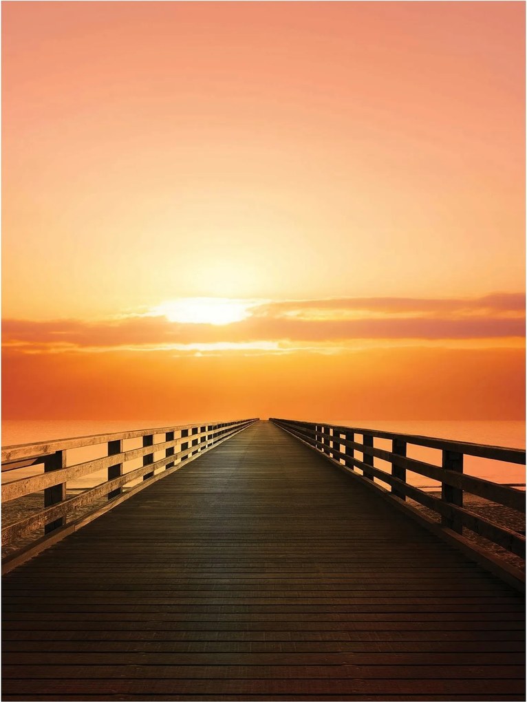 Fotótapéta móló tenger ég fotótapéta 206 x 275