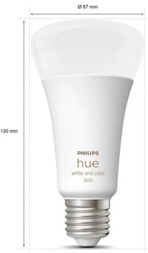 LED Dimmelhető izzó Philips Hue WACA A67 E27/13,5W/230V 2000-6500K