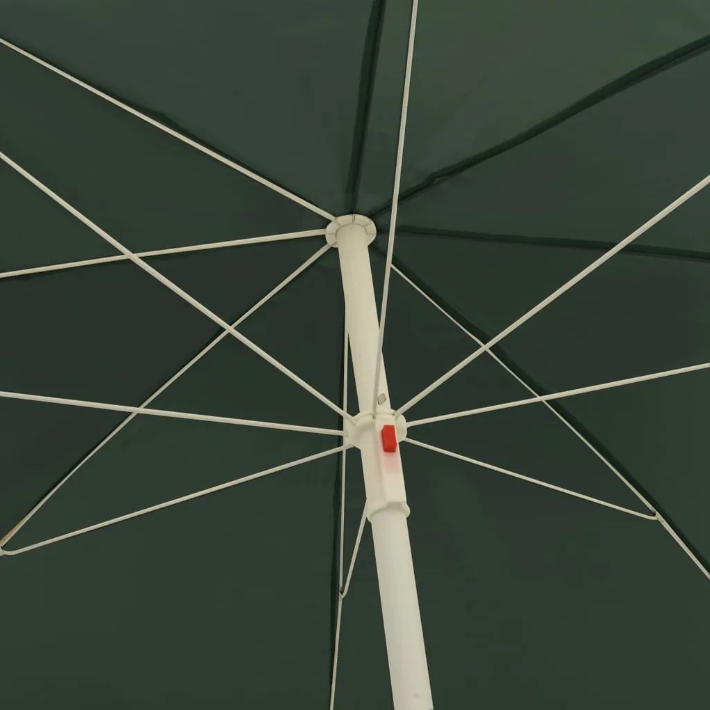 zöld strandnapernyő 240 cm