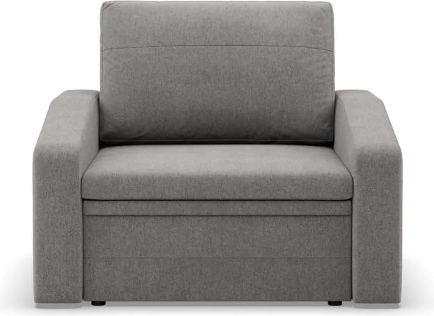 Vertico fekvőfotel, 80 cm széles, fonott, szürke