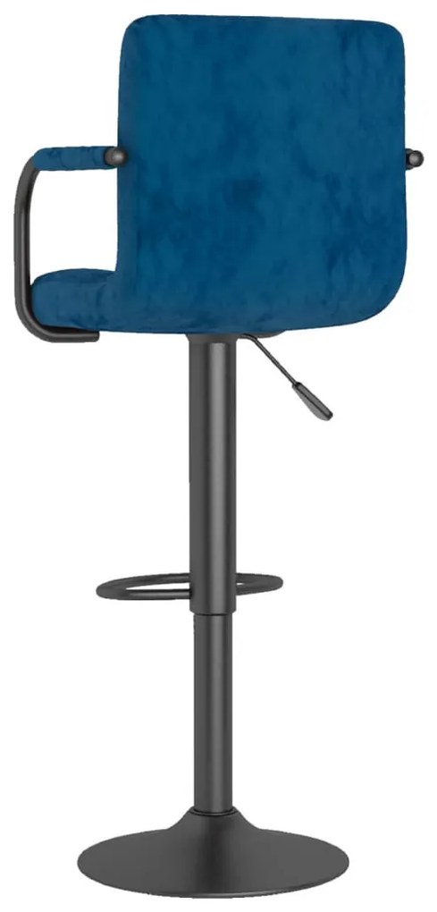 kék bársony bárszék