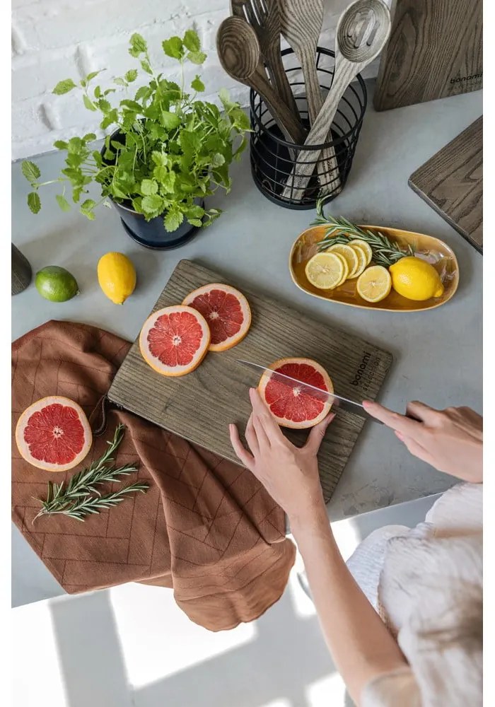 Fa szervírozó vágódeszka 33 x 23 cm Rustic – Bonami Selection