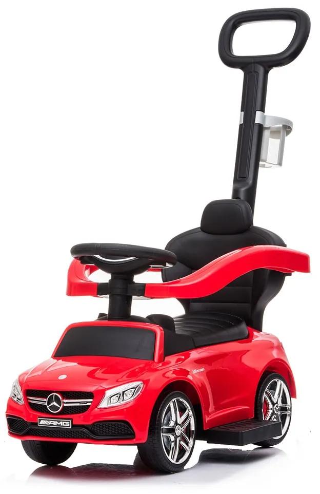 Bébitaxi tolókarral Mercedes Benz AMG C63 Coupe Baby Mix piros