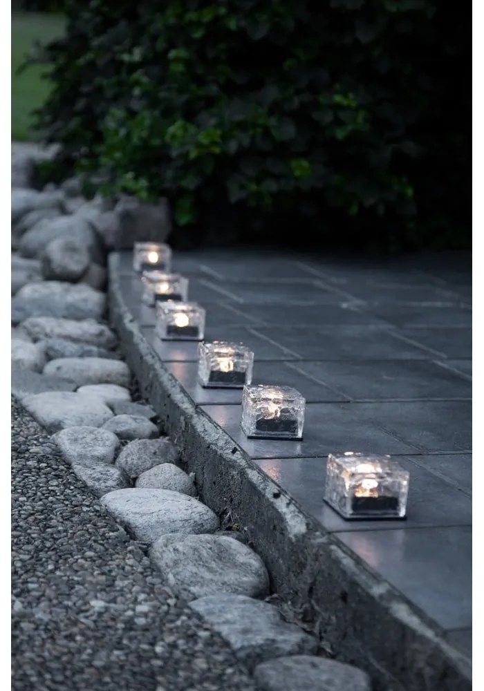 Napelemes kültéri LED gyertya szett 3 db-os (magasság 5,5 cm) Icecube – Star Trading