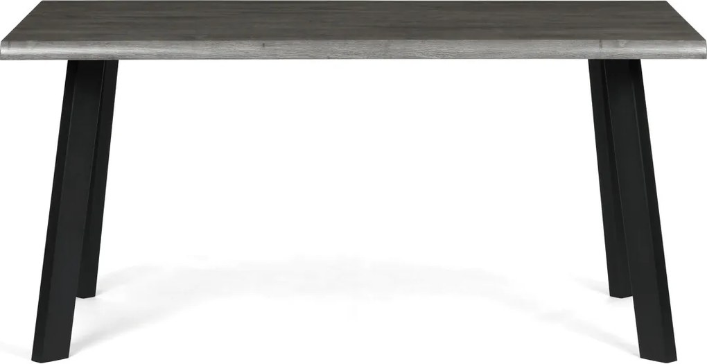 Étkezőasztal 160 × 90 cm MDF szürke tölgy GREY