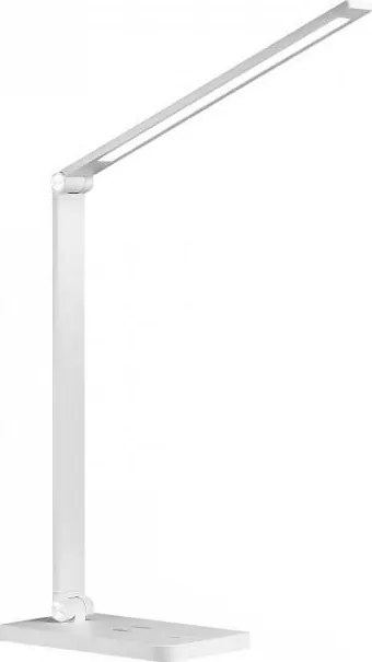 NOBLITE Q LED dimmelhető asztali lámpa vezeték nélküli töltővel, 7W/230V, 3000/4000/6500K, fehér