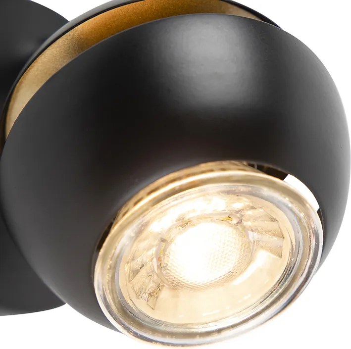 Modern spotlámpa 1-es fekete aranyszínű belsővel - Buell Deluxe