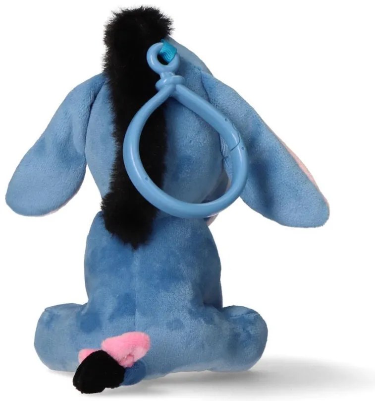 Disney Micimackó Eeyore 3D plüss figura akasztóval, táskadísz 13 cm