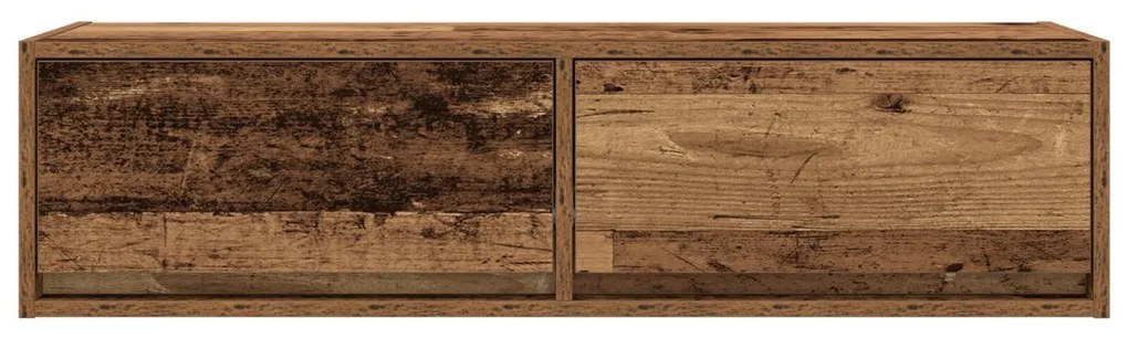 TV Szekrény Régi Fa 100x31x25,5 cm Műanyag Fa