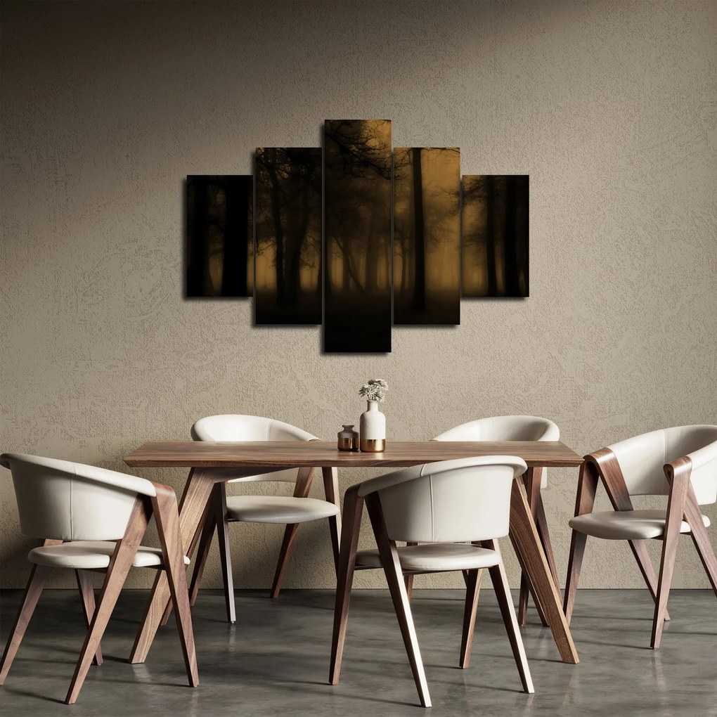 Kép - Sötét erdő (150x105 cm)