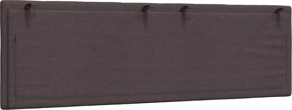 sötétbarna szövet fejtámla párna Hanko 160 cm