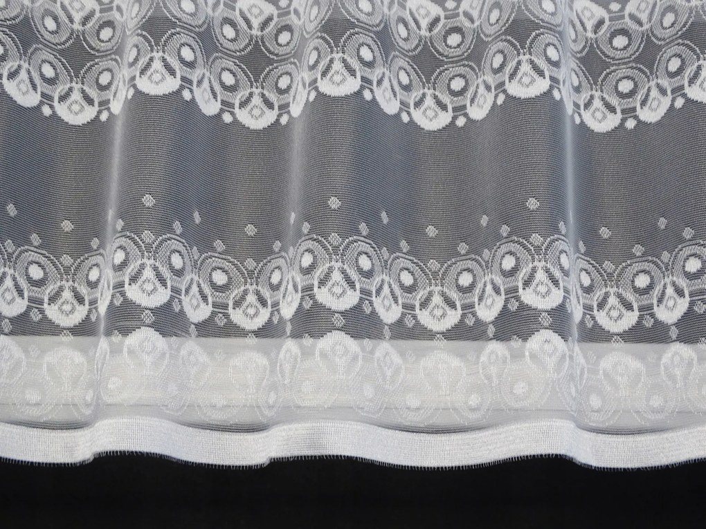 Mg Irigység jacquard fehér 33668 200x60cm kész M