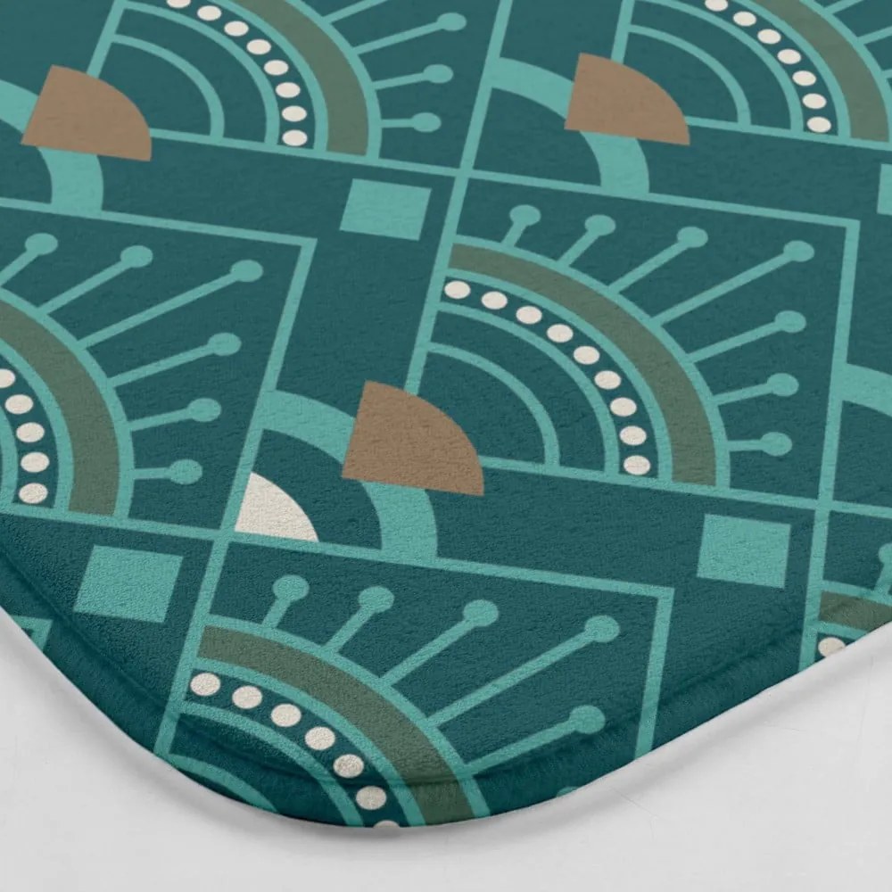 Petróleum színű fürdőszobai kilépő WC-hez 45x45 cm Imperia – douceur d'intérieur