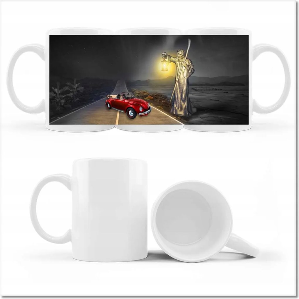 Vw sofőrök védőszentje mintás bögre