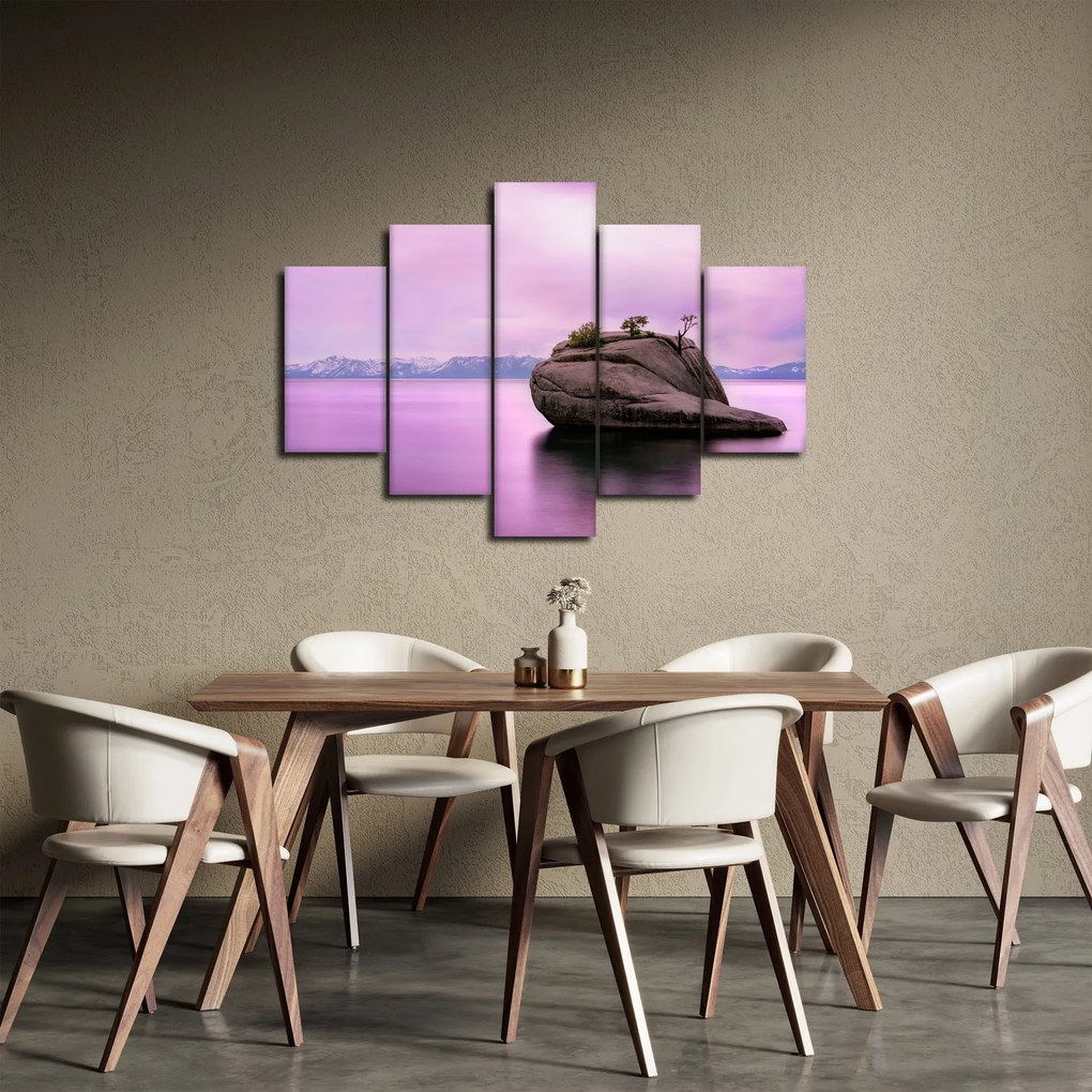 Kő a tengerben képe (150x105 cm)