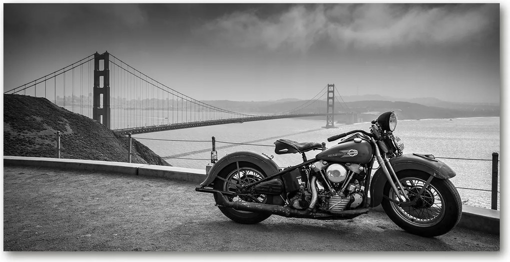 Fotó kép edzett üveg Motorkerékpár 140x70