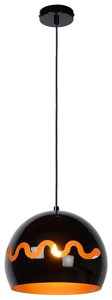 Lucide 30484/28/30 - Csillár zsinóron CORENTIN 1xE27/60W/230V fekete