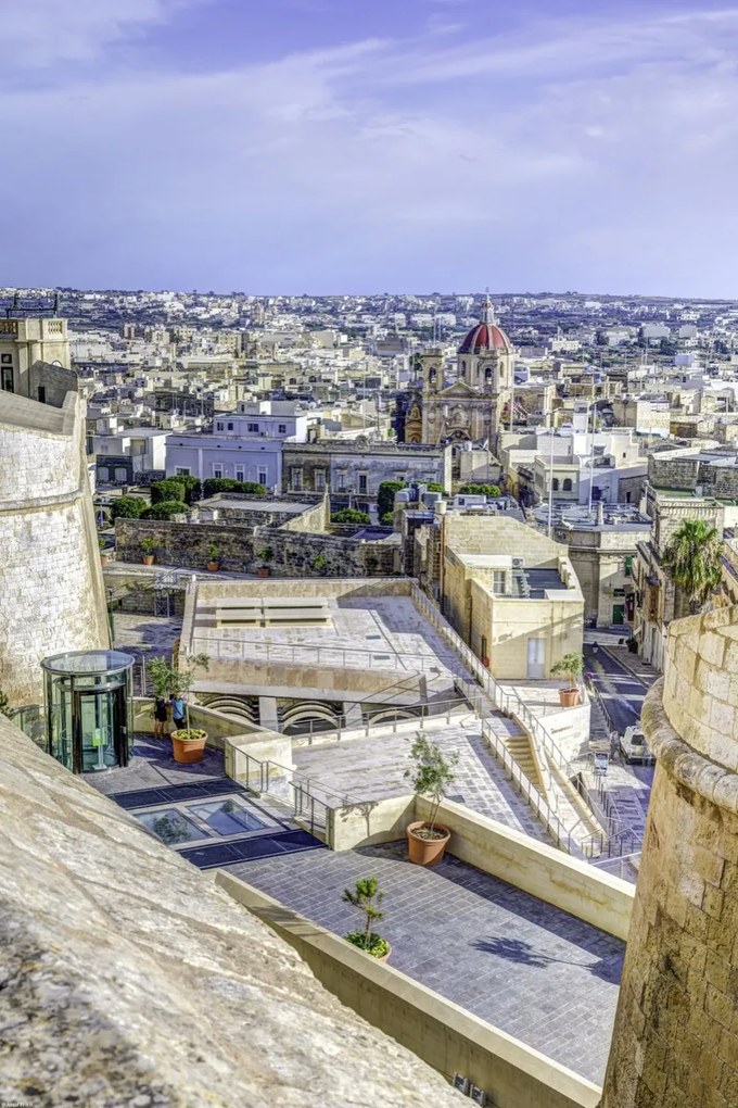 Poszter 40x60cm Panorámás kilátás Victoria városára, Assaf Frank