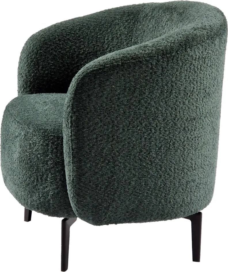 Fotel, zöld/fekete, PRESO