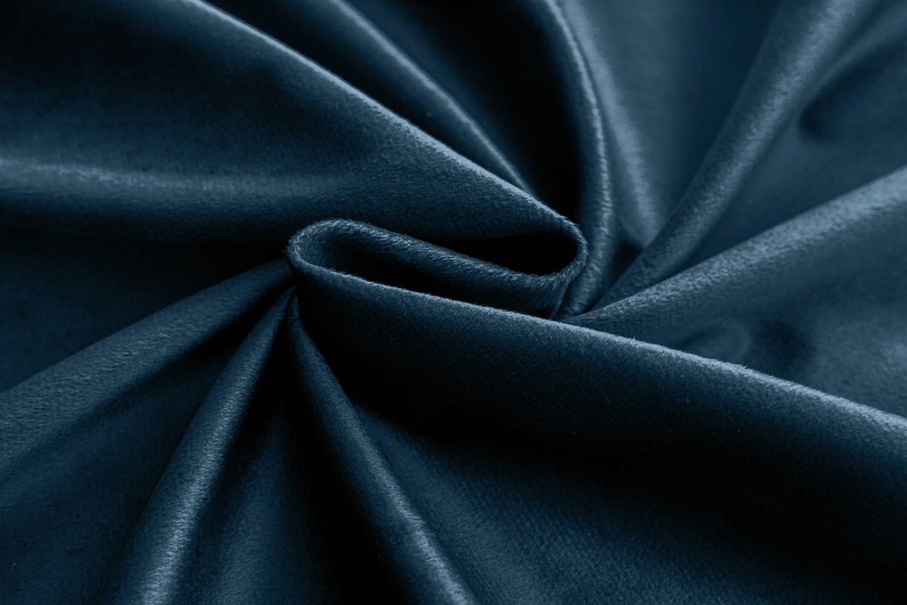 Sötétítő függöny DREAM VELVET 140x250 cm, petrolkék Felfüggesztés: Hullámos sínszalag