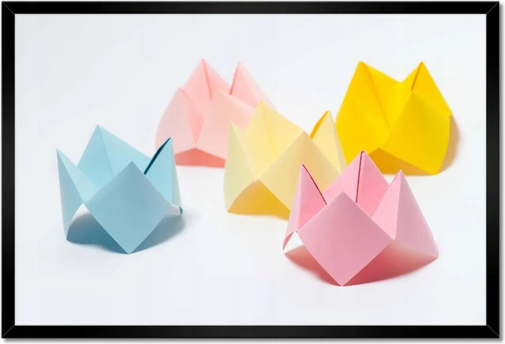 Poszterek keretben 60x40 Hand-made origami