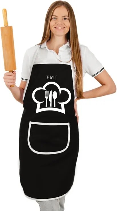 EMI Chef konyhai kötény, Fekete