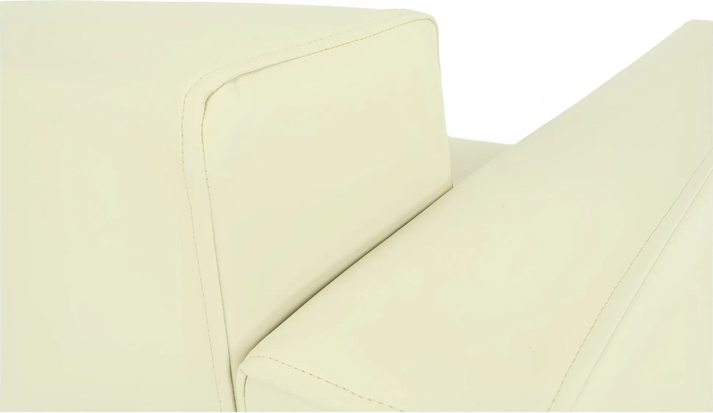 Fotel, textilbőr bézs, HOMKER