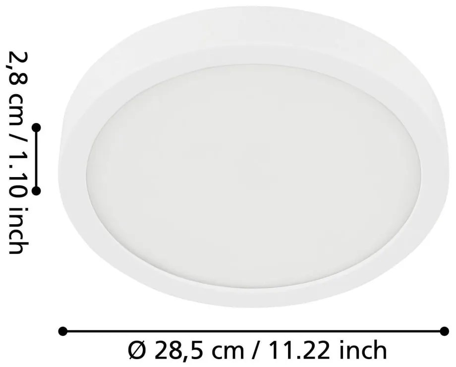 Fehér LED mennyezeti lámpa FUEVA 5 – EGLO
