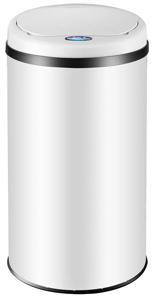 Deuba Érintésmentes hulladékgyűjtő USB-vel 30 L - fehér