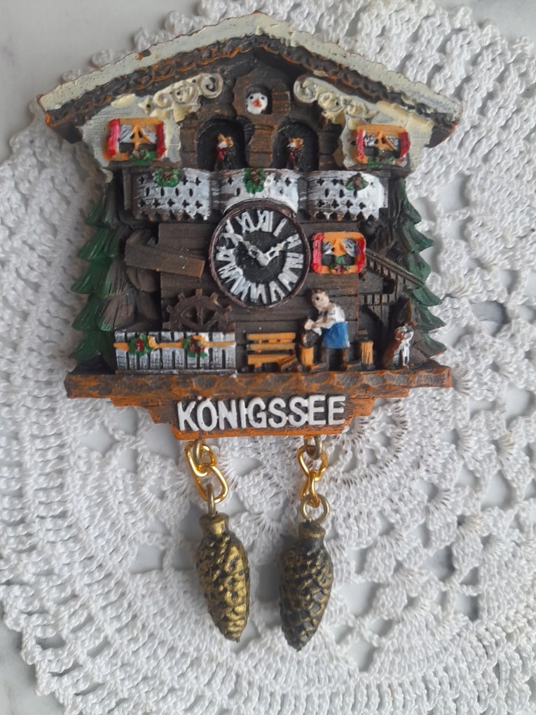 Nagy Hűtőmágnes Német Koemigssee Kakukkos Óra