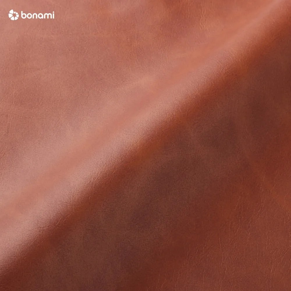 Konyakbarna kárpitozott karfás étkezőfotel Naya – Actona