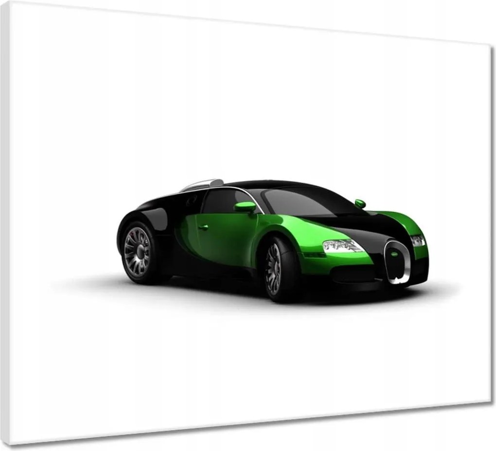 Vászonkép 50x40 Zöld Bugatti Veyron