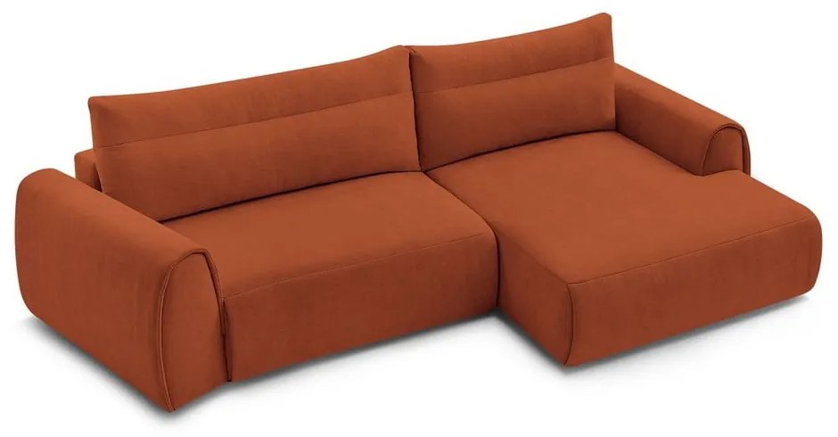 Narancssárga sarokkanapé Aden – Bobochic Paris