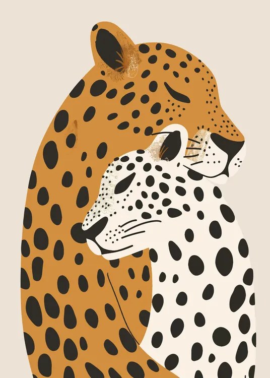 Illusztráció Leopard Mom, Andreas Magnusson