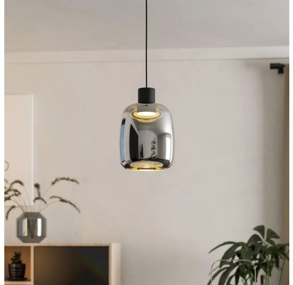 Eglo 901119 - LED RGBW Dimmelhető csillár zsinóron MOLOCHIO-Z LED/3,7W/230V fekete