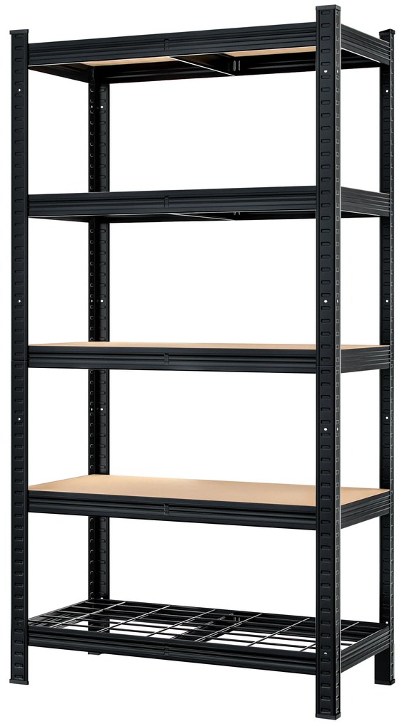 Deuba Premium polcrendszer 180x90x40 cm - fekete